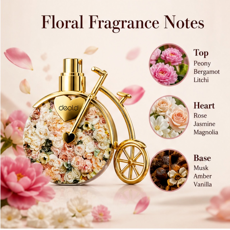 عطر نسائي بتصميم دراجة مزينة ب - مراجعة Perfume High Fragrance وسعره