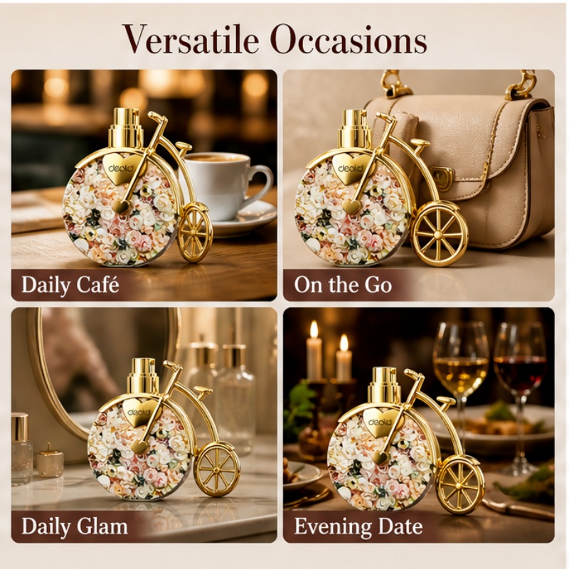 عطر نسائي بتصميم دراجة مزينة ب - مراجعة Perfume High Fragrance وسعره