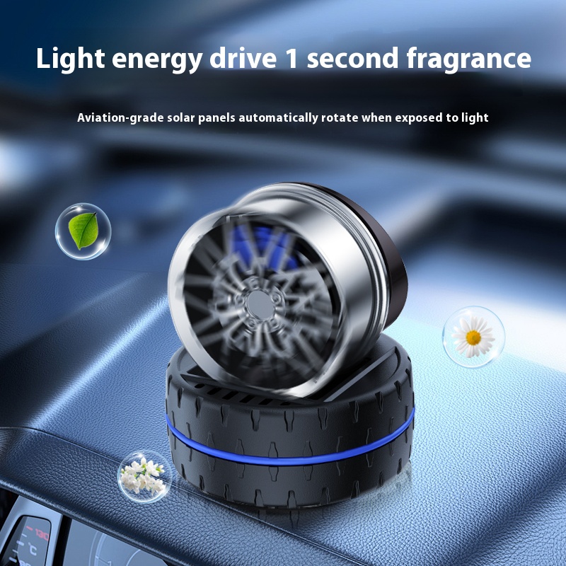 عطر سيارة بعجلات طائرة ، علاج  - مراجعة Perfume Fragrance Wheel وسعره